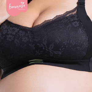 Sujetador de lactancia inalámbrico Jelly Stripes, talla grande, copas BCD, ultrafino, con cierres frontales - Product Image 3