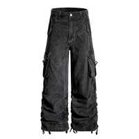 Pantalon décontracté délavé et vieilli à prix réduit Layenne, personnalisable avec logo, pour le quotidien