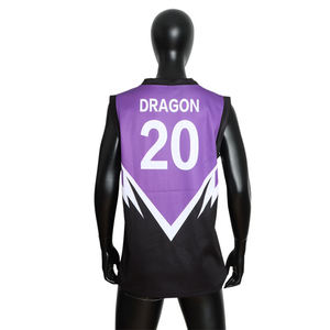 ผู้ผลิตเสื้อ AFL พิมพ์ลายตามสั่ง รับผลิตแบบ OEM ODM เสื้อฟุตบอลออสเตรเลียระบายอากาศได้ดี ซับเหงื่อ ชุดทีม แบรนด์ส่วนตัว - Product Image 6