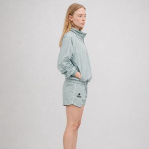 Comfortable <b>Women</b> <b>Windbreaker</b> Short Set Designed With Breathable Fabric For Maximum Mobility And Style Premium Quality - Product Image 4