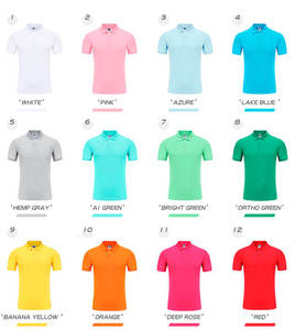 เสื้อโปโลผู้ชายแขนสั้นขายส่ง คุณภาพสูง ผ้าฝ้าย 100% เทคนิคการปัก ระบายอากาศได้ดี ผ้าถักเรียบสีพื้น - Product Image 3