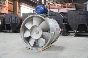 Ventilador axial de uso industrial con certificación CE APL-8-9I, accionamiento por correa, tubo de acero inoxidable, diámetro de aspas de 15 a 60 pulgadas - Product Image 4