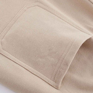 Pantalon de jogging décontracté pour homme, taille élastique, poches latérales, tricoté, poids moyen, pour l'automne - Product Image 3