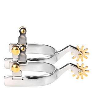 Nuevos Espuelas de Equitación Occidental de Acero Inoxidable de Alta Calidad, Servicio OEM Personalizado, Duraderas, Gran Venta - Product Image 3
