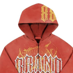 Sudadera con Capucha Extra Grande Personalizada para Hombre, Impresión por Sublimación, Estilo Urbano, Corte Regular, Tejido de Forro Polar, Transpirable para Invierno - Product Image 2