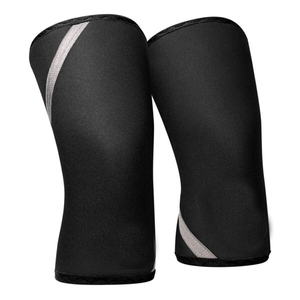 Manchons de compression extensibles pour les genoux avec une construction confortable et durable, idéaux pour la gym, l'exercice, la course à pied et l'entraînement physique. - Product Image 1