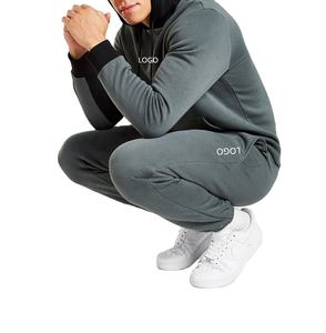 Jersey ajustado XXL/XS para hombre, chándal de invierno de lana sólida, pantalones para correr con capucha, logotipo personalizado, estampado bordado para hombre y mujer - Product Image 5