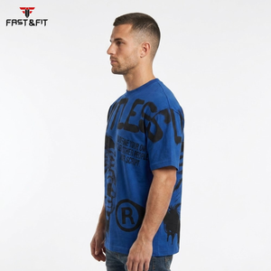 Camisetas de Hombre al por Mayor, Nuevo Diseño, Estilo Urbano, Manga Corta, Transpirables, de Alta Calidad, 100% Algodón Peinado - Product Image 3