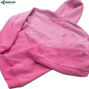 Sudadera con Capucha de Invierno, 100% Algodón, Gruesa, Unisex, Talla Grande, con Forro Polar, Logotipo Personalizado, Calidad Premium, Ropa Urbana - Product Image 6