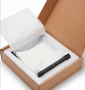 Porte-serviettes en acier inoxydable au design moderne fait main, métal noir thermolaqué, pour hôtel et accessoire de table. - Product Image 6