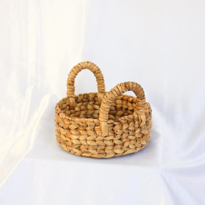 Panier de rangement tressé à la main AKASA D15 en jonc de mer, couvercle de pot de plante décoratif, organisateur en osier naturel, panier à linge, cadeau de pendaison de crémaillère - Product Image 5