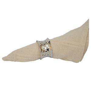 Soporte de aluminio para servilletas para decoración de hogar, soporte de tela de diseño para fiesta de Hotel y boda, vajilla de diseño fundido, decoración de anillo y servilletas - Product Image 1