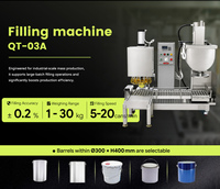 Machine de remplissage de seaux 1-30 kg semi-automatique pneumatique pour peinture, produits chimiques, huile - Prix usine, utilisation facile