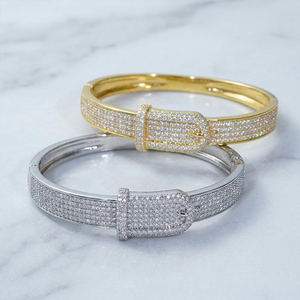 Pulsera Miami Personalizada de Plata de Ley S925 con Dos Hileras de Diamantes Moissanite VVS, Pulsera Cubana Pesada para Hombre, Estilo Hip-Hop - Product Image 5