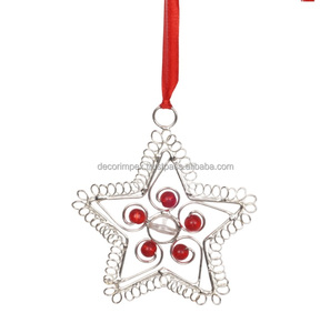 Simple Look Nouveau Style Entier Pas Cher Lase Trou Porte Ornement Suspendu En Métal Martelé Unique Ornements Décoratifs Suspendus - Product Image 5