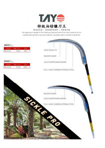 Tayo IPS Industrial Grade <b>Sickle</b> 1.5mm Blade Bright Uncoated Carbon Steel Handle Agricultural Harvesting <b>Tool</b> From Kuala Lumpur - Product Image 3