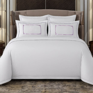 Funda de almohada con marco de lavanda, elegante funda de cojín floral morada, tela suave y transpirable, diseño botánico clásico enmarcado - Product Image 5