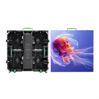 Écran LED P2.5 P3.91 pour location intérieure/extérieure avec cabinet incurvé 500x500mm et verrouillage d'arc réglable pour mariages, concerts et événements