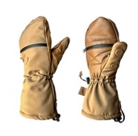 Gants de travail pour entrepôts frigorifiques, alpinisme, résistants à l'eau, paume en cuir de chèvre, respirants, chauds, mitaines