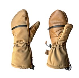 Cold Storage Work Gloves Mountaineering Water Resistant Goatskin Leather Palm Breathable Warm Hands Mittens - Product Image 3