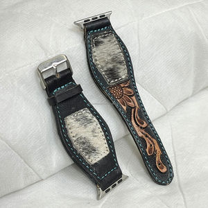 Nuevas Correas de Reloj de Cuero Hechas a Mano de Alta Calidad para Mujer 2026, Correa de Reloj Femenina para Apple Watch Series, Correas de Muñeca de Cuero Vacuno - Product Image 6