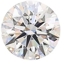 Diamant rond cultivé en laboratoire non certifié 0,70 ct J/SI1 CVD