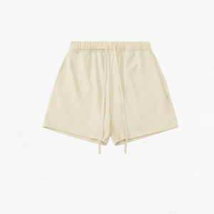Shorts Bermuda en tricot uni pour hommes grandes tailles, taille à cordon de serrage, décontractés, taille mi-haute - Product Image 5