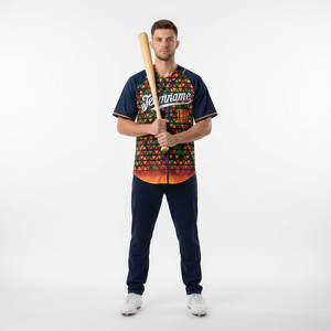 Uniformes de Béisbol al por Mayor, Camisetas Talla Estadounidense, Logotipo Bordado, Nombre, Ropa de Béisbol Unisex, Sublimación, Jersey de Béisbol Personalizado - Product Image 6