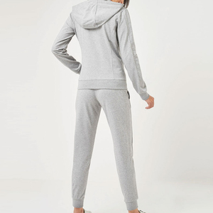 Conjunto Deportivo Casual de Otoño para Mujer de Alta Calidad, Color Negro Neón y Gris, Dos Piezas, Chaqueta Cortavientos, Personalizado 2026 - Product Image 5