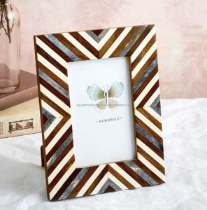 Marco de fotos con incrustaciones de hueso de madera para decoración para hechos a mano para la venta de la India - Product Image 6