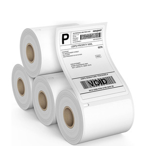 Étiquettes d'expédition logistique pour livraison express - Autocollants en papier thermique imperméable avec code-barres, pliage en accordéon, forme personnalisée, impression UV - Product Image 3