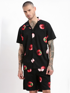 Men Beach T-Shirt & Shorts <b>Set</b> High Quality Fashionable Look Summer Wear Sublimation Printed T-Shirts & Shorts Quick Dry Shorts - Product Image 1