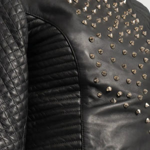 Chaqueta de Cuero Extra Grande y Transpirable para Mujer, Diseño Personalizado, Ecológica, Forro de Algodón, Talla Personalizable, Etiqueta con Logotipo Personalizable - Product Image 3