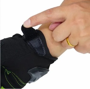 Gants de moto en cuir à doigts complets, antidérapants, compatibles écran tactile, protection extérieure en fibre de carbone, pour l'hiver - Offre Spéciale - Product Image 6