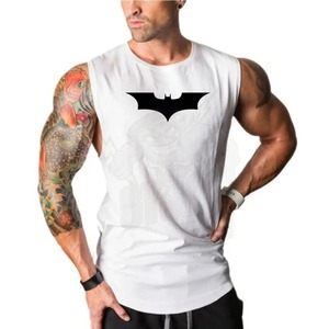 Camiseta Deportiva de Manga Murciélago Negra, Camiseta Deportiva de Algodón para Fisicoculturismo, Cuello Redondo, Ideal para Gimnasio, Correr, Entrenamiento de Verano - Product Image 4