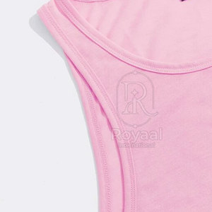 เสื้อกล้ามผู้ชายสีพื้นขายส่ง เสื้อกีฬา เสื้อกล้ามออกกำลังกายผู้ชายแบบสั่งทำ - Product Image 3