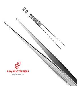 Pinzas Quirúrgicas Adlerkreutz de Mandíbula Estrecha 2x3 Dientes, Pinzas de Pulgar de Acero Inoxidable, Instrumento Médico - Product Image 2