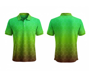 Sublimation Polo Shirt Anti-Pilling Quick Dry Fabric Durable Stitching for Men Women Youth Quick-Dry Dry-Fit Active Polo - Product Image 3