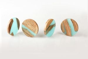 Demanding Design Resin KNOBS Wood Resin Knobs Resin Cabinet Knobs Resin <b>Drawer</b> Knobs Wood Knobs At Factory Wholesale Price - Product Image 2