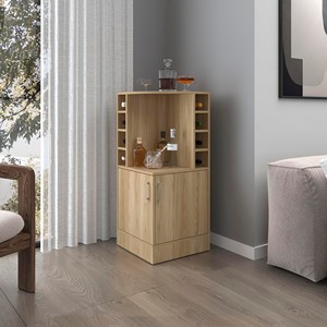 Porte-bouteilles en bois pour 24 bouteilles, design en treillis noir diamanté, écologique, fait main, durable, léger, Aqudus Saleem, vente en gros - Product Image 2