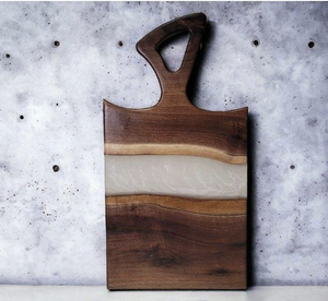 Planche à découper en résine et en bois, résistante et durable, pour une utilisation professionnelle et domestique - Product Image 3