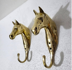 Brass <b>Hook</b> Hanger Horse <b>Hook</b> Clothes Display Modern Design Brass <b>Towel</b> Coat Single <b>Hook</b> Best Prices - Product Image 1