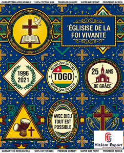 Customized African Wax Print Fabric Manufacturer for Church Anniversary Convention Celebration Fundraising Events - Product Image 2