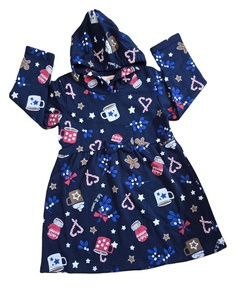 Robe Hodi unisexe à manches longues, col rond, décontractée, polyvalente, écologique, tricotée, toutes saisons, pur coton - Product Image 5