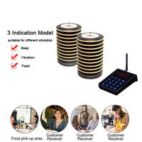 Système d'appel sans fil FreeQueue en plastique avec écran LED et clavier numérique, capacité de 30 pagers, idéal pour restaurants et aires de restauration