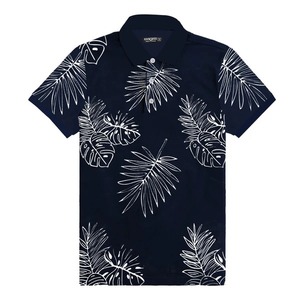 เสื้อโปโลพิมพ์ลายดีไซน์ใหม่ ขายส่ง เสื้อโปโลชายลำลองใส่เที่ยวทะเลฤดูร้อน เสื้อโปโลพิมพ์ลายและติดกระดุมตามสั่ง - Product Image 1