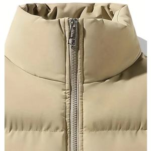 Manteaux d'hiver chauds rembourrés à bulles pour hommes, imprimés sur mesure par OEM, veste polaire pour hommes - Product Image 3