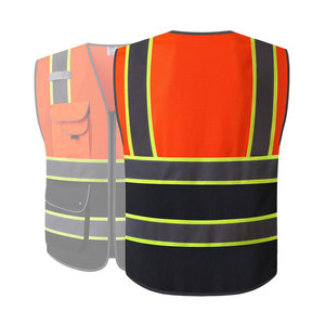 Chaleco de Seguridad con Diseño Multibolsillos para Almacenamiento Práctico, Chaleco de Seguridad Reflectante para Emergencias en Carretera - Product Image 2