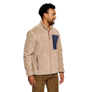 OEM New Arrival <b>Men's</b> Custom Logo Oversized <b>Sherpa</b> Fleece Winter <b>Jacket</b> with Stand Collar Windproof & Quick Dry Eco-Friendly - Product Image 4