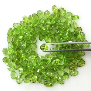 Peridoto Verde Natural, Corte Ovalado, Piedras Preciosas Sueltas, Peridoto Calibrado y Facetado para la Fabricación de Joyas, Precio al por Mayor - Product Image 5